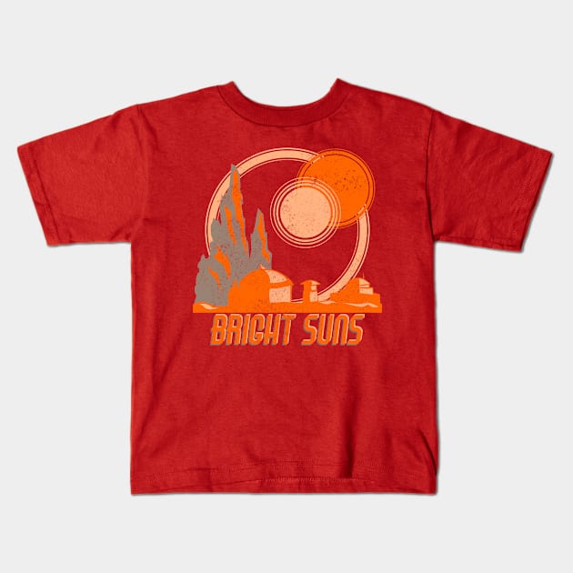 Bright Suns Kids T-Shirt by SeeScotty